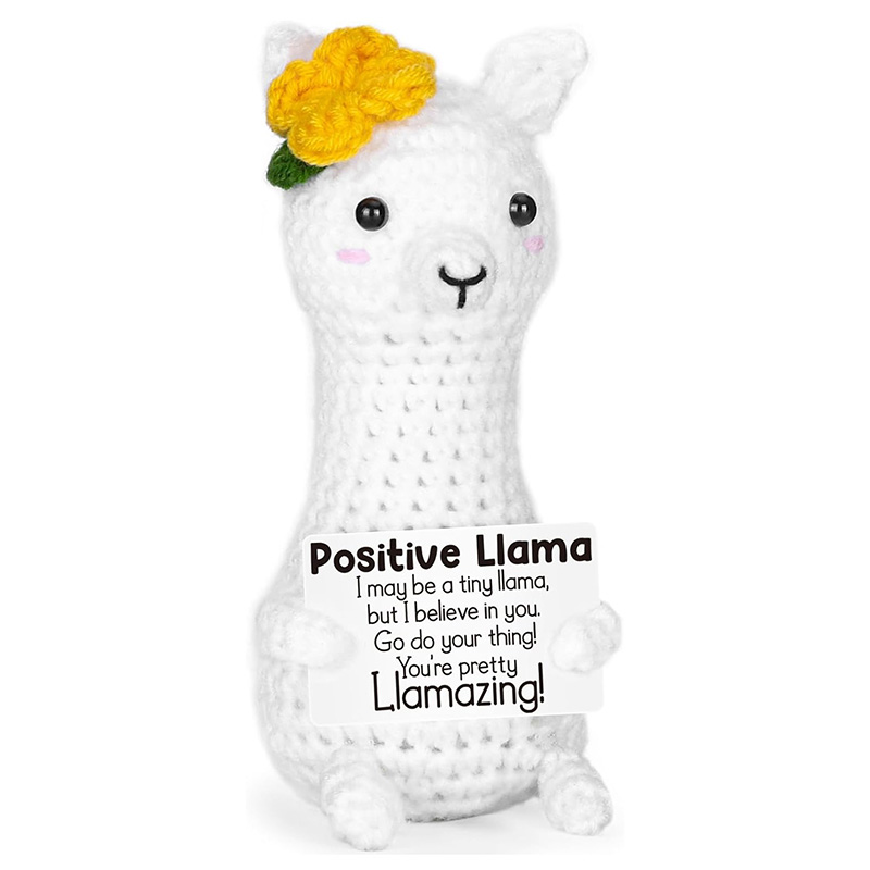Home And Textiles Today - Boneka Llama Rajutan Tangan Lucu, Ornamen