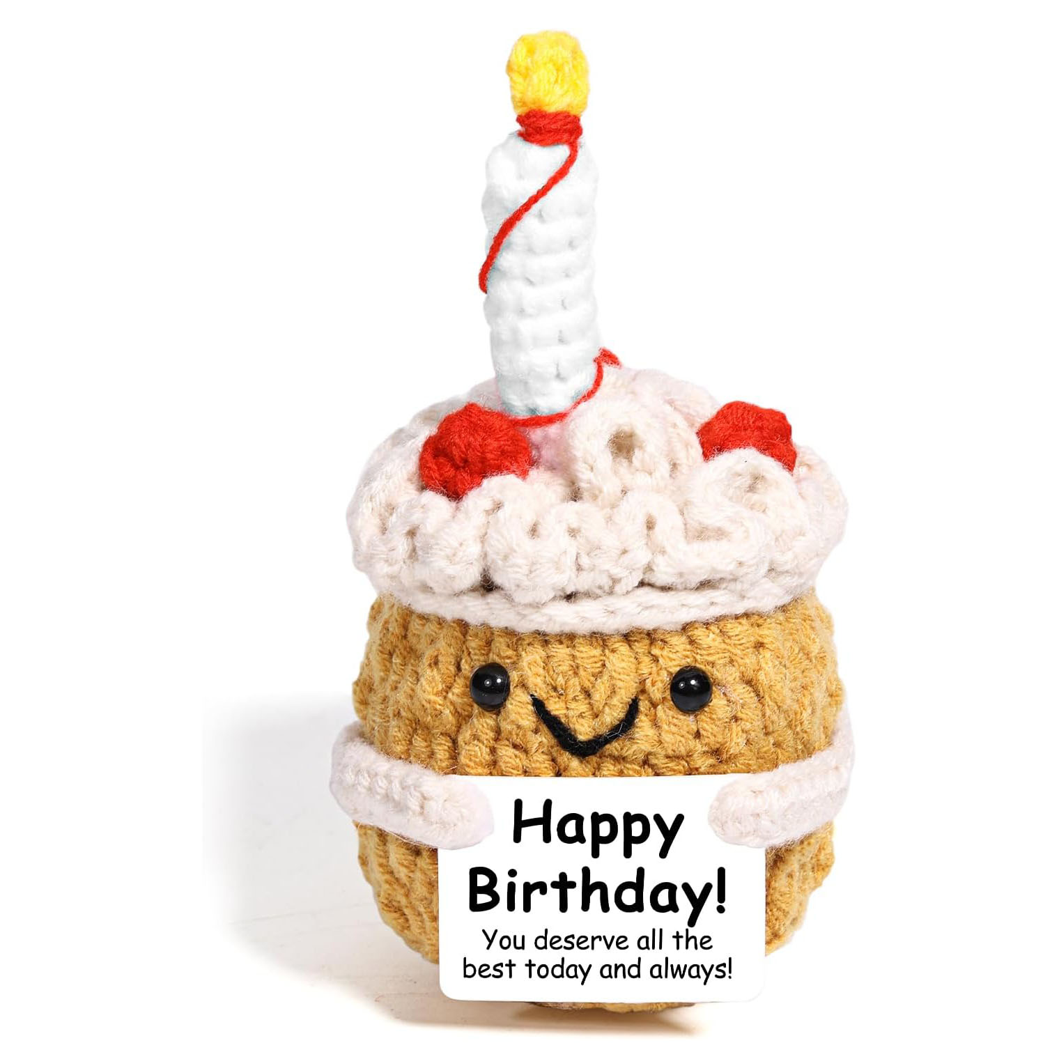 Home And Textiles Today - Boneka Kue Rajut Lucu Baru, Penyemangat