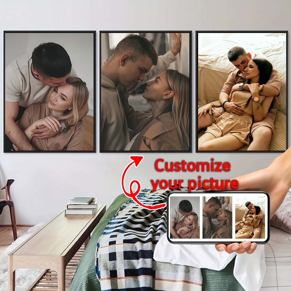 Triptych - Lukisan Minyak Bing - Home And Textiles Today ulasan dan harga